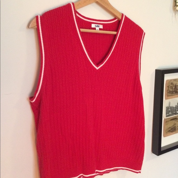 Vintage Varisty colour sweater vest